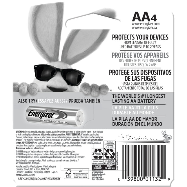 BATERÍA ENERGIZER AA4 - MÁXIMA