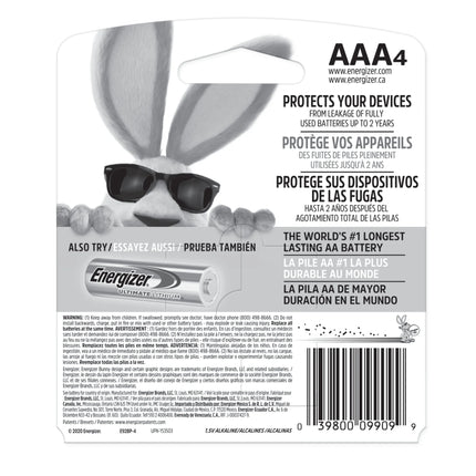BATERÍA ENERGIZER AAA4 - MÁXIMA