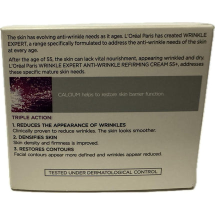 L'ORÉAL PARIS WRINKLE EXPERT CREMA NOCHE ANTIARRUGAS REDENSIFICANTE 55+