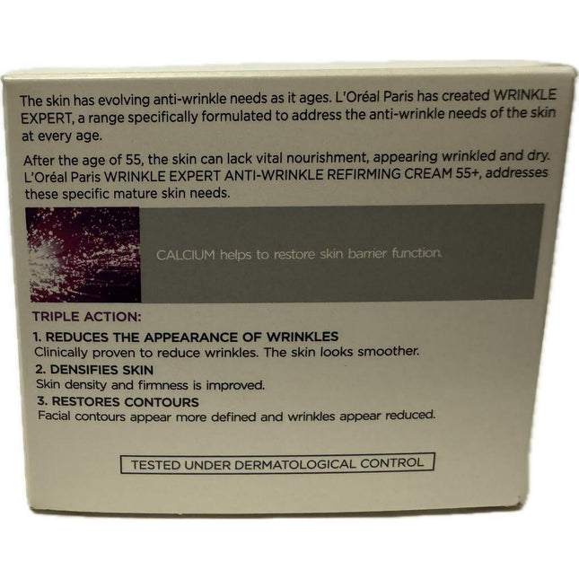 L'OREAL PARIS WRINKLE EXPERT ANTI-WRINKLE DENSIFYING CREAM NIGHT 55+