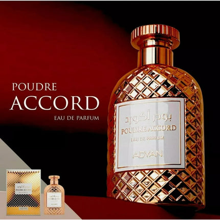 Adyan Unisex Poudre Accord EDP Spray 3.4OZ 100ML