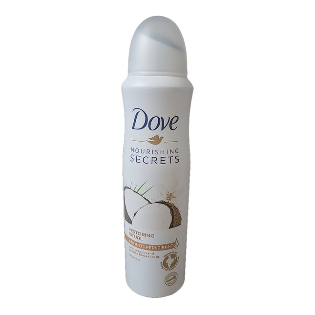 Desodorante en aerosol Dove Nourishing Secrets Coconut &amp; Jasmine Antitranspirante 48 horas, 150 ml
