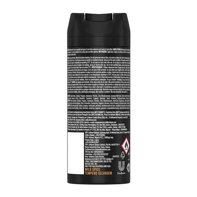AXE DEO 150ML - WILD SPICE - ToskiShop