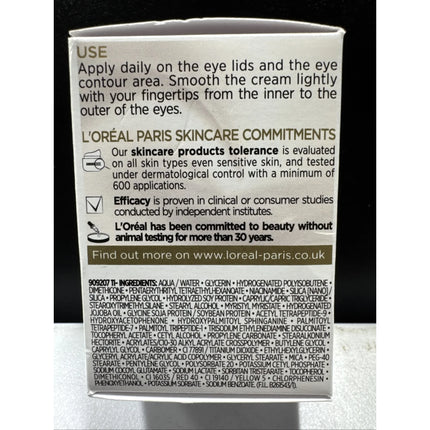 L'Oreal Age Perfect Re-Hydrating Cream, for Mature Skin, Eye, 15 ml
