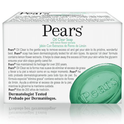 Pears Soap, Pure & Gentle with Lemon Flower Extract, 3-Pack – Transparent Green Glycerin Soap for Radiant, Glowing Skin, 3.53 Oz - ToskiShop
