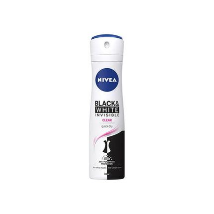 Nivea Invisible Black &amp; White Spray transparente 250 ml