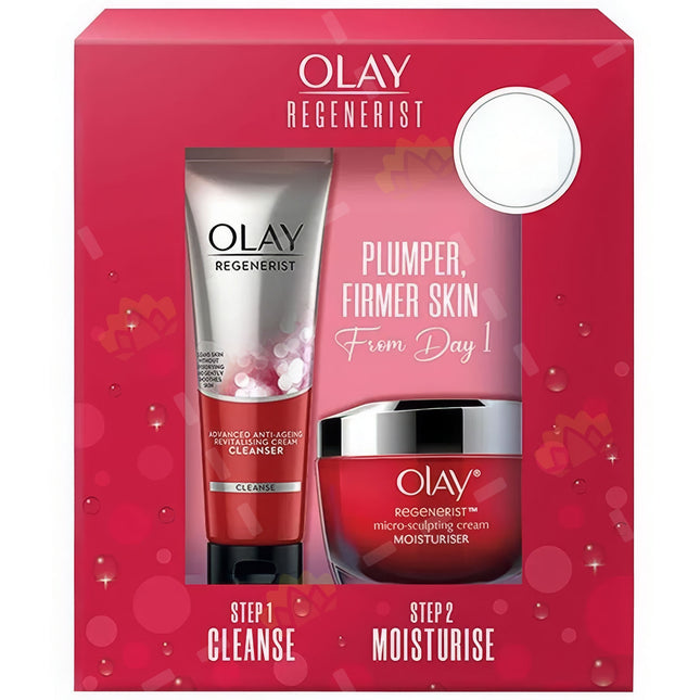 OLAY REGENERIST GIFT PACK (DAY CREAM 50ML + CLEANSER 100GMS) - ToskiShop