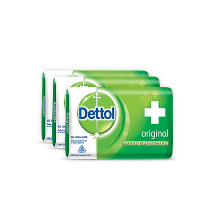 DETTOL BAR 100 GM - ORIGINAL (3 PACK) - ToskiShop