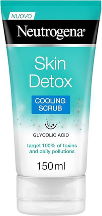 Neutrogena Skin Detox Exfoliating Face Refreshing Action, Facial Cleansing Gel Face Scrub Enriched with Glycolic Acid, Facial Cleanser Against Toxins and Pollution, 150 ml - ToskiShop