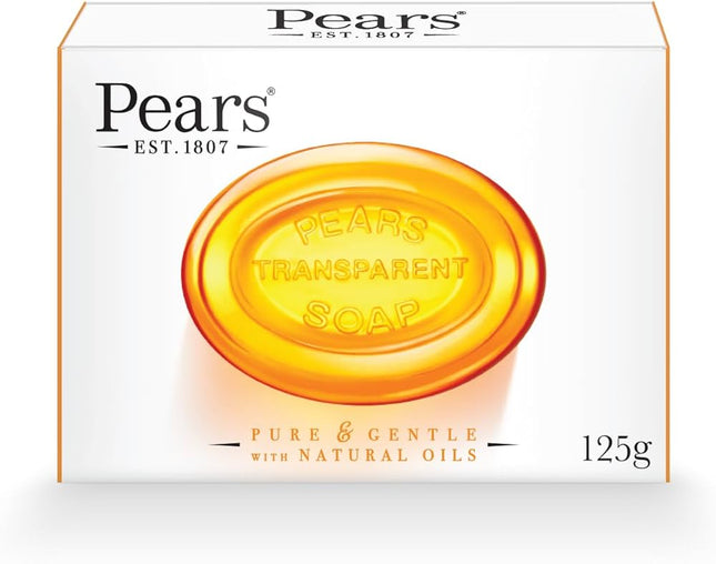 Pears Pura y Suave con Glicerina y Aceites Naturales - Jabón en Barra - Ámbar - 2 unidades