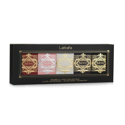 Lattafa Bade'e Al Oud Collection by Lattafa, 5 Piece Gift Set for Unisex (Travel-size) - ToskiShop