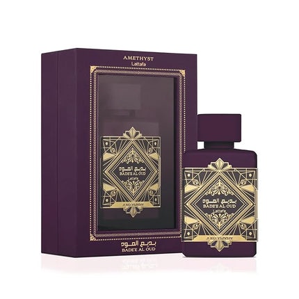 Lattafa Bade'e Al Oud Amethyst for Unisex Eau de Parfum Spray, 3.4 Ounce / 100 Ml - ToskiShop