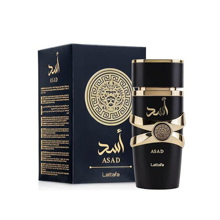 Lattafa Perfumes Asad for Unisex Eau de Parfum Spray, 3.4 OZ - ToskiShop