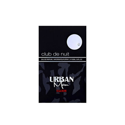 Club de Nuit Urban Man Elixir by Armaf for Men - 3.6 oz EDP Spray - ToskiShop