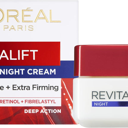 L'Oreal Paris Revitalift Hydrating Night Cream - 1.7 oz / 50 ml - ToskiShop