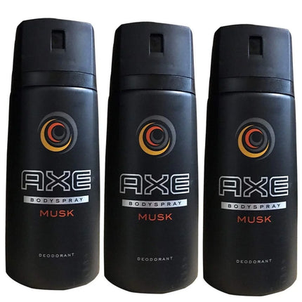 AXE Deodorant Body Spray, Musk - 5 oz 150 ml 3pack - ToskiShop