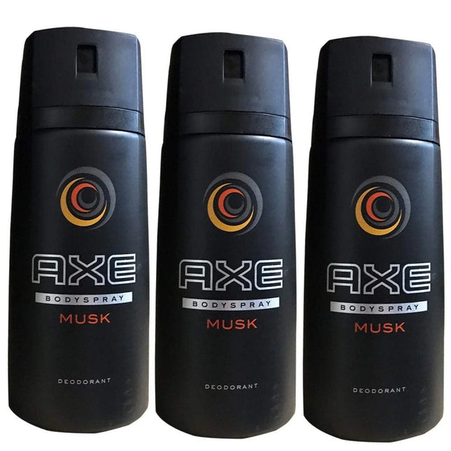AXE Deodorant Body Spray, Musk - 5 oz 150 ml 3pack - ToskiShop