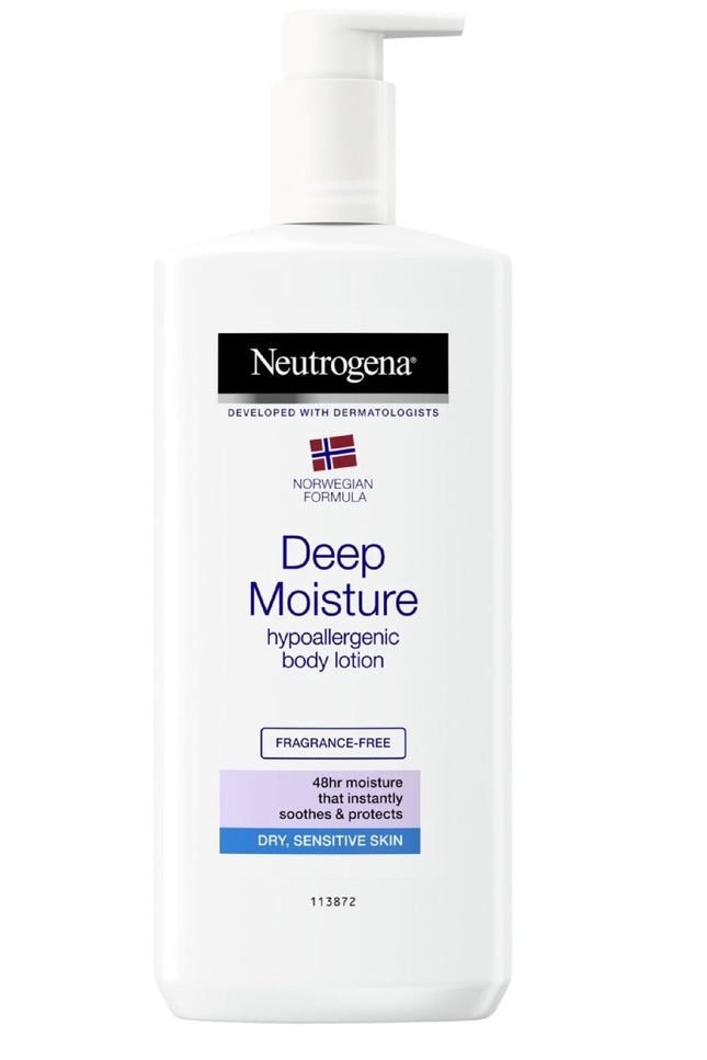 Norwegian Formula Deep Moisture Hypoallergenic Body Lotion Pack of 3 For Dry Skin