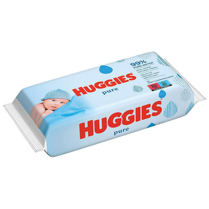 HUGGIES WIPES 64's X 12 PURE - ToskiShop