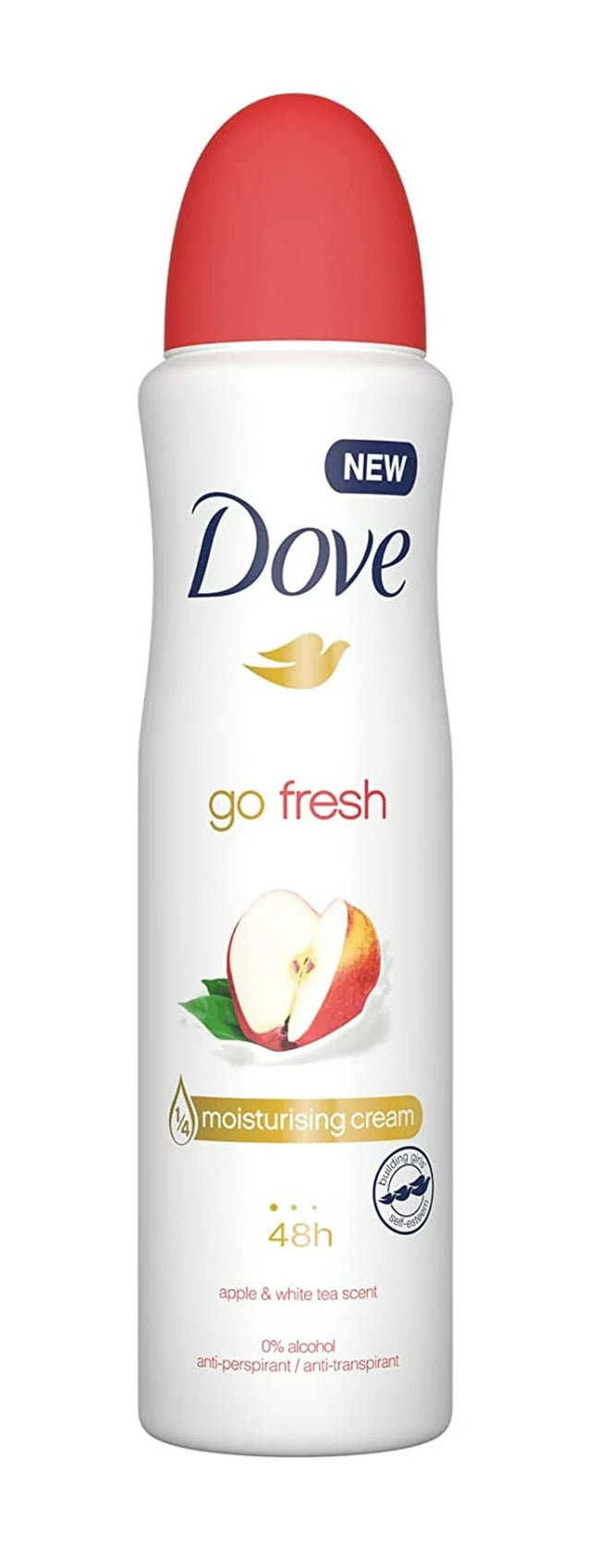 Dove Go Fresh Apple & Té Blanco Desodorante Antitranspirante en Spray 150ml