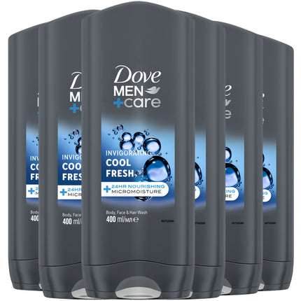 Gel de ducha Dove Men+Care Cool Fresh, vigorizante, 13,5 fl oz