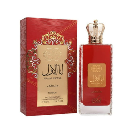 Nusuk Men's Ana Al Awwal Malaki Red EDP Spray 3.4 oz - ToskiShop
