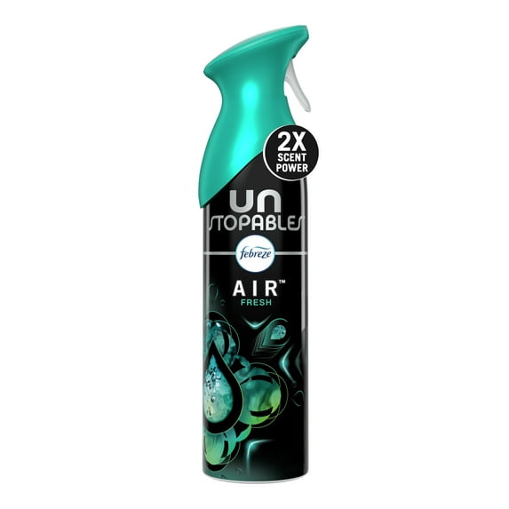 Febreze Unstopables Air Freshener Spray, Odor-Fighting Room Spray, Fresh, 8.8oz - ToskiShop