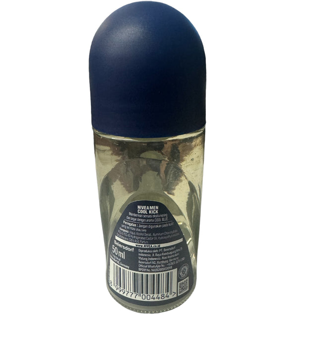 Nivea Men Cool Kick Blue Deodorant with 48-hour protection against extra dryness. - ToskiShop
