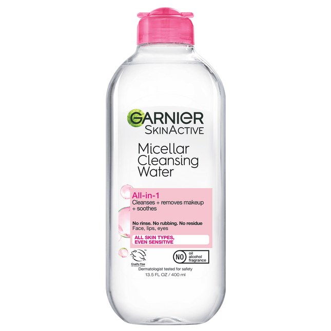 Garnier SkinActive Micellar Cleansing Water All in 1 Makeup Remover, Face Cleanser, 4000ML