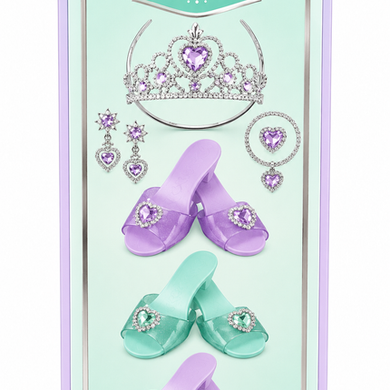 Princes Shoes & Tiara Set