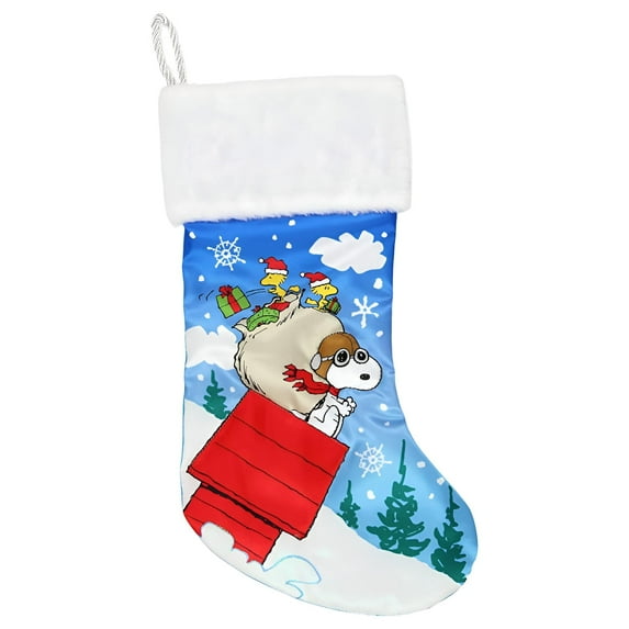 Kurt Adler Peanuts Snoopy Stocking Polyester Home Decor