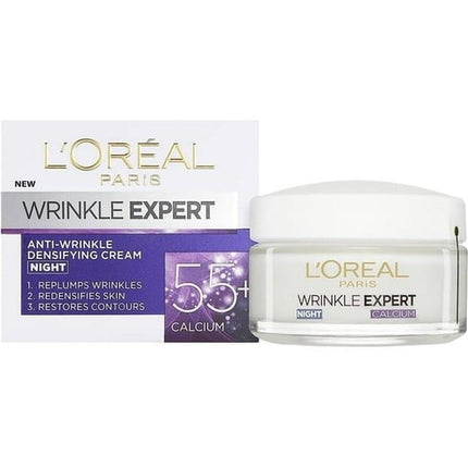 L'ORÉAL PARIS WRINKLE EXPERT CREMA NOCHE ANTIARRUGAS REDENSIFICANTE 55+