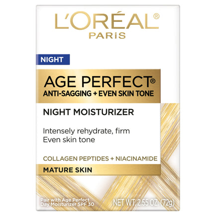 L'Oreal Paris Age Perfect Collagen Expert Night Moisturizer for Face 50ML - ToskiShop