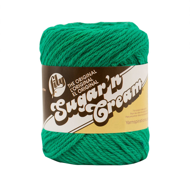 LILY SUGAR’N CREAM THE ORIGINAL YARN (71G/2.5OZ), MOD GREEN - ToskiShop