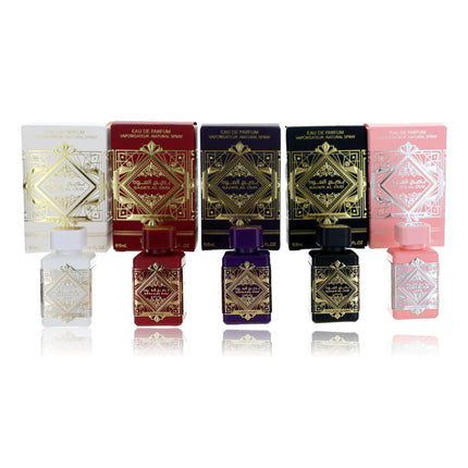 Lattafa Bade'e Al Oud Collection by Lattafa, 5 Piece Gift Set for Unisex (Travel-size) - ToskiShop