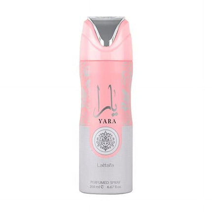 Lattafa Yara Perfumed Deodorant Spray for Unisex, 6.67OZ