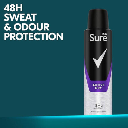 SURE DEO 250 ML - ACTIVE DRY FM (8.4 Oz) - ToskiShop