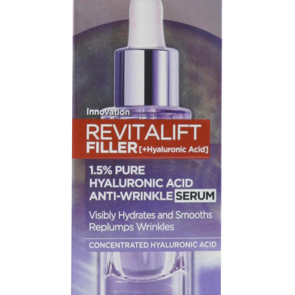 L'Oréal Paris - 1.5% Hyaluronic Acid Revitalift Filler Serum (30ml)