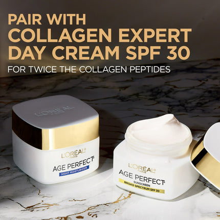 L'Oreal Paris Age Perfect Collagen Expert Night Moisturizer for Face 50ML - ToskiShop