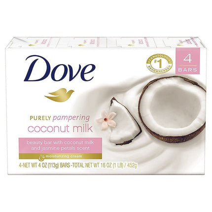 Dove Bar Soap 90 GM 4PK (3.17OZ X 4) 12Pack of 4 - ToskiShop