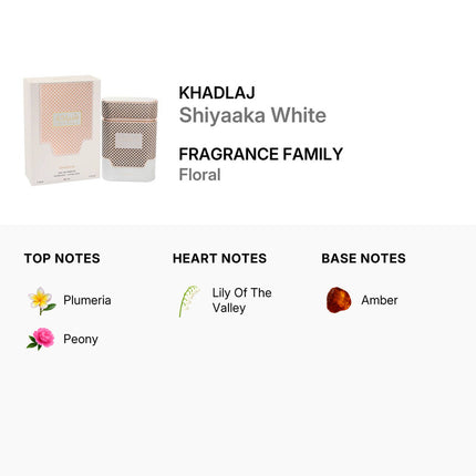 Khadlaj Men's Shiyaaka White EDP Spray 3.4OZ 100ML - ToskiShop