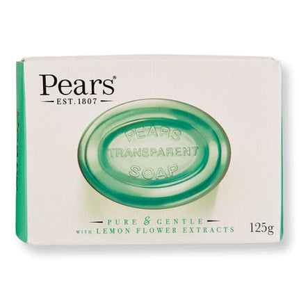 Pears Soap, Pure & Gentle with Lemon Flower Extract, 3-Pack – Transparent Green Glycerin Soap for Radiant, Glowing Skin, 3.53 Oz - ToskiShop