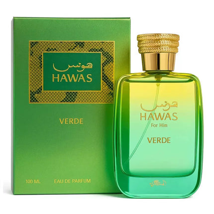 Rasasi Hawas Verde EDP 3.4oz 100ml - ToskiShop